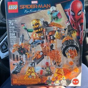LEGO Marvel Spider-Man Molten Man Battle Set - Orange and Black
